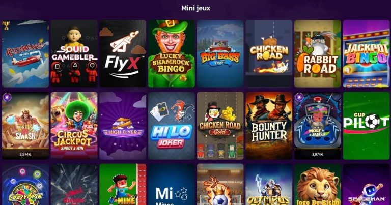 Brutal Casino mini jeux